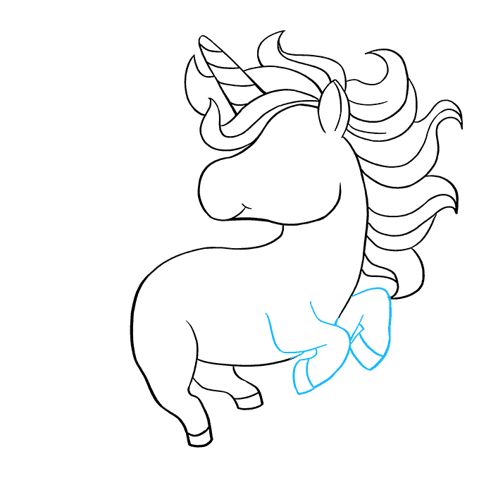 Cách vẽ Chibi Unicorn: Bước 7