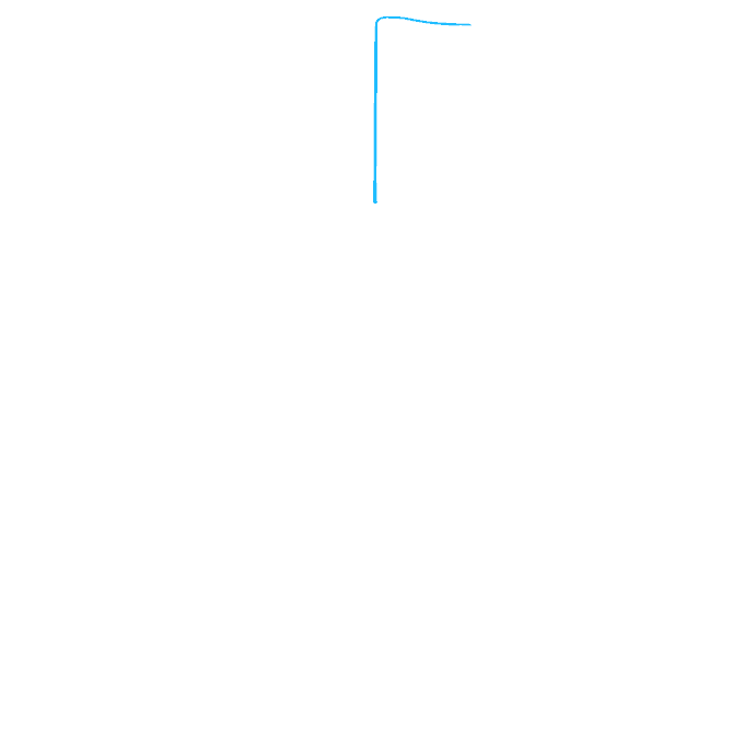 Cách vẽ chữ thập 3D: Bước 1