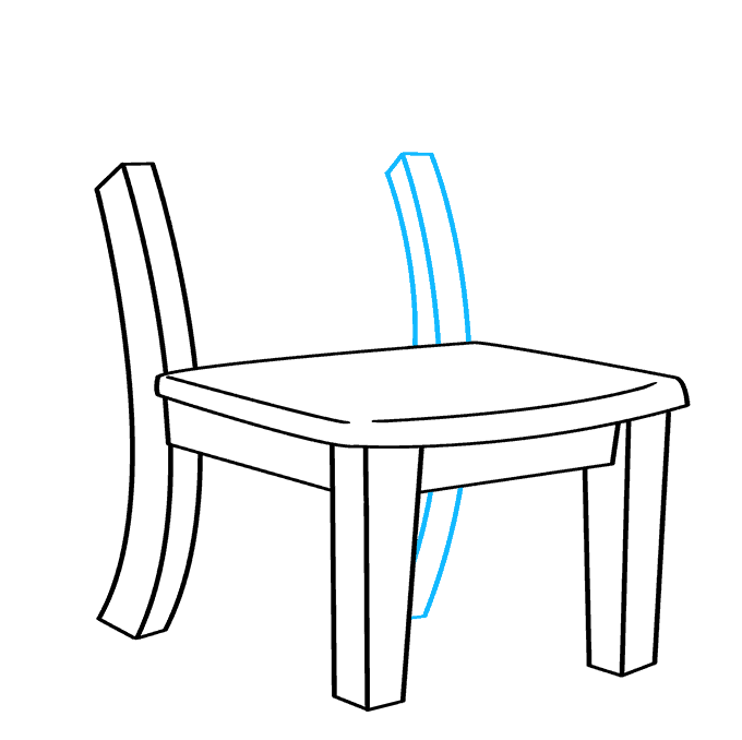 Cách vẽ ghế: Bước 6