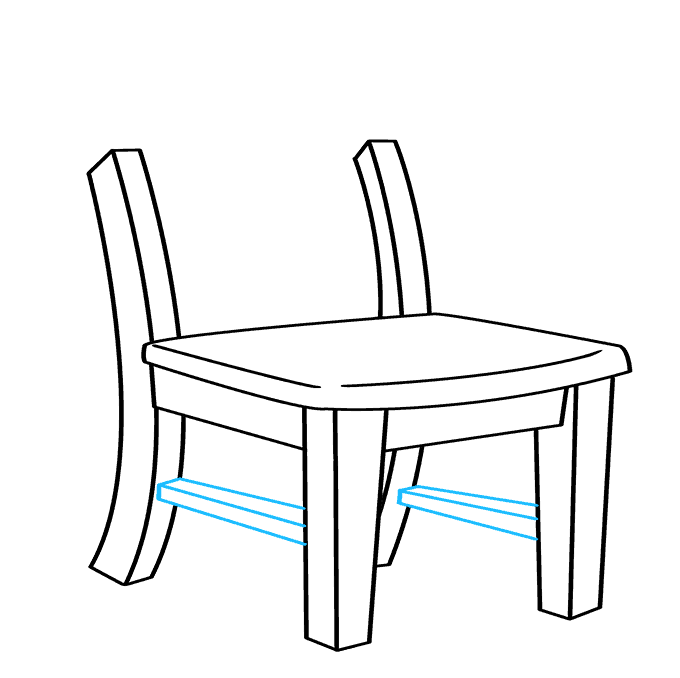 Cách vẽ ghế: Bước 7