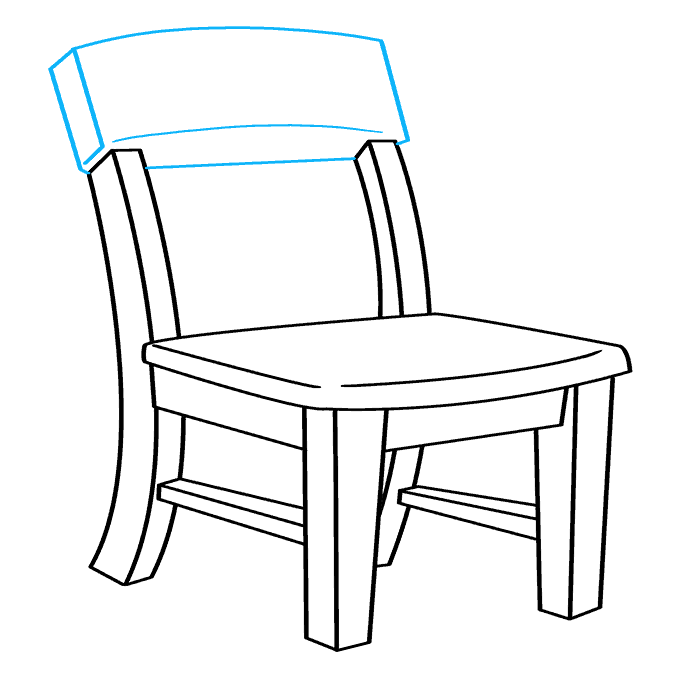Cách vẽ ghế: Bước 8