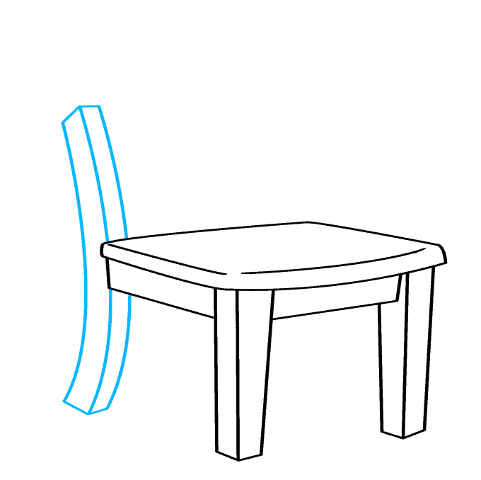 Cách vẽ ghế: Bước 5