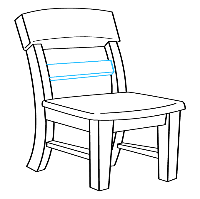 Cách vẽ ghế: Bước 9