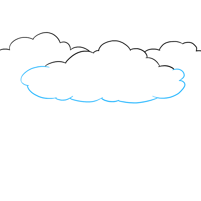 Cách vẽ sét: Bước 4