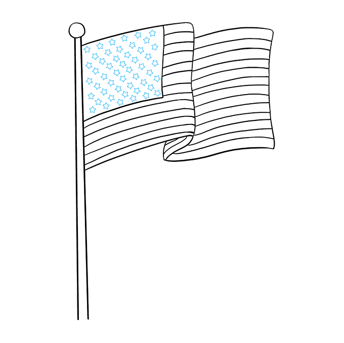 Cách vẽ cờ Mỹ mới nhất 2024 sẽ giúp bạn làm chủ kĩ thuật vẽ cờ Mỹ đúng chuẩn, đảm bảo sẽ làm hài lòng tất cả các tín đồ yêu thích môn nghệ thuật này. Từ các chi tiết vĩ mô đến những chú ý nhỏ hơn, bạn sẽ tìm thấy tất cả trong hình ảnh liên quan. Hãy tìm hiểu và học hỏi để trở thành chuyên gia vẽ cờ Mỹ của riêng mình!