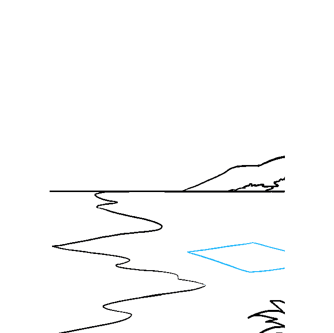 Cách vẽ bãi biển: Bước 5