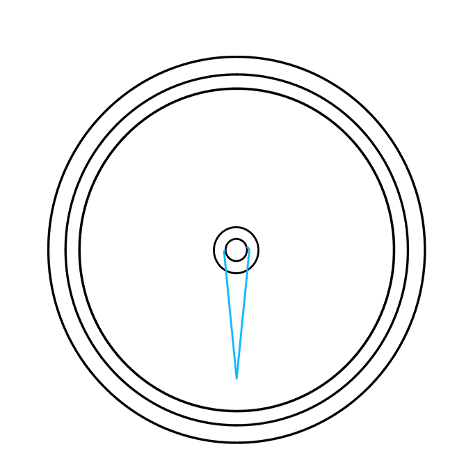 Cách vẽ La bàn: Bước 4