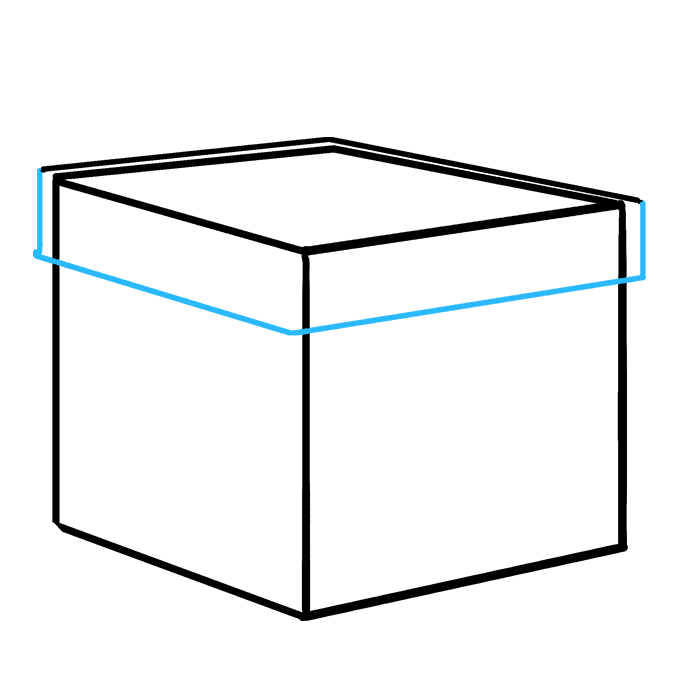 Cách vẽ quà Giáng sinh: Bước 5