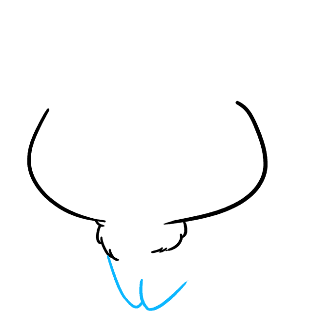 Cách vẽ mèo Chibi: Bước 3