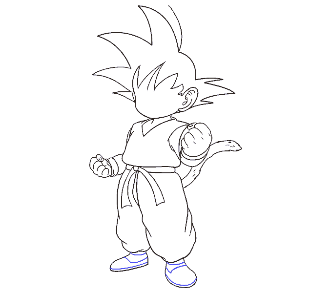Chỉ với một chiếc bút chì và đôi tay của bạn, bạn có thể vẽ được Goku. Ta hãy xem hình ảnh dưới đây và thử ngay nhưng cẩn thận, bởi đó có thể là điều gì đó khá thú vị nhưng cũng không kém phần thử thách.