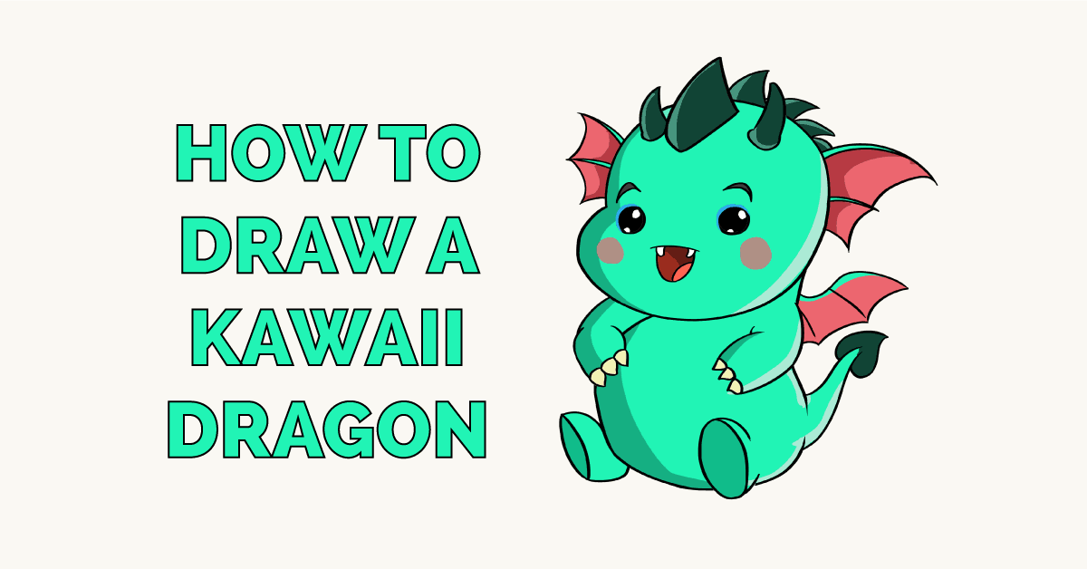 Bí quyết cách vẽ con rồng cute đẹp lung linh trong 5 bước